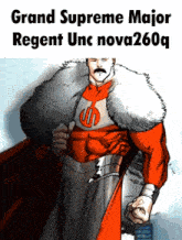 a cartoon of grand supreme major regent unc nova260aq