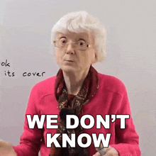 We Don'T Know Gill GIF - We Don'T Know Gill Engvid GIFs