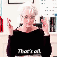 Prada Dismissed GIF - Prada Dismissed Meryl Streep GIFs