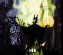 Hell Maleficent GIF