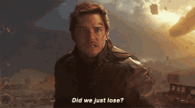 Did We Just Lose Star Lord GIF - Did We Just Lose Star Lord What Happened GIFs