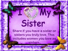I Love My Sister Heart GIF - I Love My Sister Heart Love Your Sister GIFs