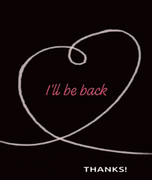 ill be back back love heart