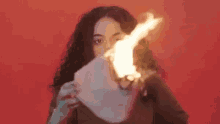 Burning Bag Burning Sage GIF - Burning Bag Burning Sage Cleansing The Spirits GIFs