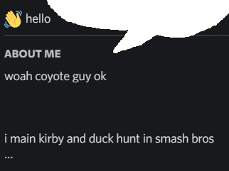 Woah Coyote Guy Ok Taboo Sticker - Woah Coyote Guy Ok Taboo I Main Kirby Stickers