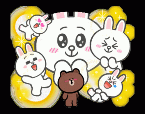 Cony Brown Sticker – Cony Brown Cony And Brown – discover and share GIFs