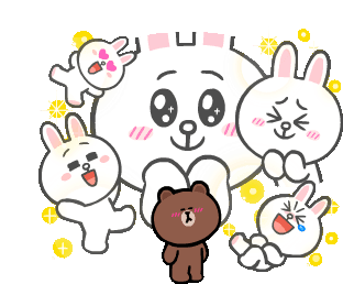 Cony Brown Sticker - Cony Brown Cony And Brown Stickers