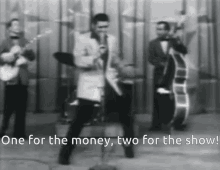 Elvis One For The Money GIF