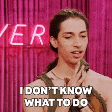 I Don'T Know What To Do Mirage GIF - I Don'T Know What To Do Mirage Rupaul’s Drag Race GIFs