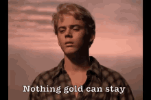Stay Gold GIF - Pony Boy Nothing Gold Can Stay GIFs