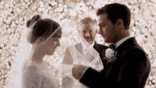 wedding you may now kiss the bride veil groom 50shades freed