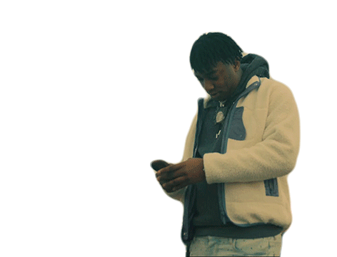 Busy Texting Fredo Bang Sticker - Busy Texting Fredo Bang Top Song Stickers