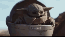 The Mandalorian Baby Yoda GIF - The Mandalorian Baby Yoda Cradle GIFs