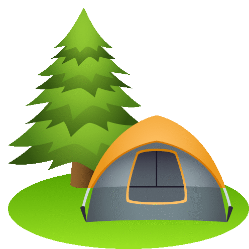 Camping Travel Sticker - Camping Travel Joypixels Stickers