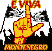 е вива монтенегро E Viva Montenegro Sticker