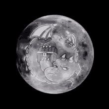 Moon Space GIF - Moon Space Cosmos GIFs