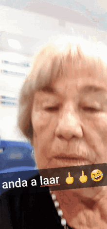 Anda A Laar Selfie GIF - Anda A Laar Selfie Old Lady GIFs