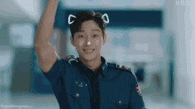 police university jinyoung cute wave wave hello puppy ears