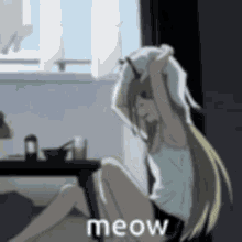 Anime Cat GIF - Anime Cat Chainsaw GIFs