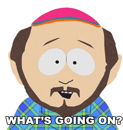 Whats Going On Gerald Broflovski Sticker - Whats Going On Gerald Broflovski South Park Stickers