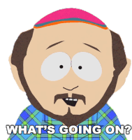 Whats Going On Gerald Broflovski Sticker - Whats Going On Gerald Broflovski South Park Stickers