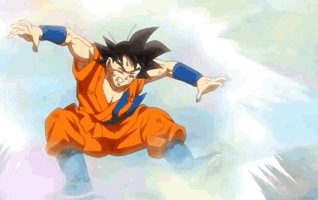 Goku Concentrate GIF - Goku Concentrate Focus - Discover & Share GIFs