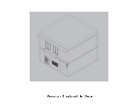 an isometric drawing of a building with the words servicio electoral de chile underneath