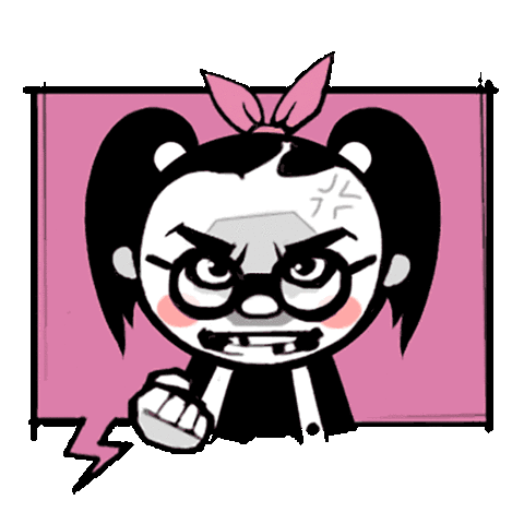 Angry Mad Sticker - Angry Mad Pow Stickers