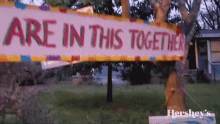 Hershey We Are In This Together GIF - Hershey We Are In This Together Sign GIFs