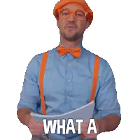 What A Beautiful Day Blippi Sticker - What A Beautiful Day Blippi Blippi Wonders Educational Cartoons For Kids Stickers