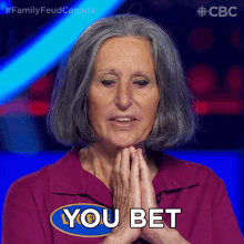 You Bet Lucielle GIF - You Bet Lucielle Family Feud Canada GIFs