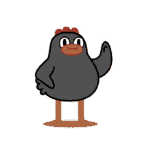 bird cute animation cartoon sassy