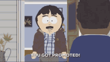 You Got Promoted I Was Going To Surprise You GIF - You Got Promoted I Was Going To Surprise You Randy Marsh GIFs