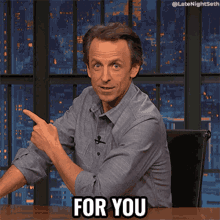 For You Seth Meyers GIF - For You Seth Meyers Late Night With Seth Meyers GIFs