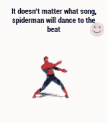 spider man spiderman dance dance