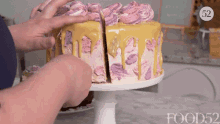 Cut Cake Food52 GIF - Cut Cake Food52 Layer Cake GIFs