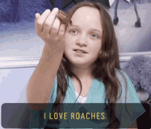 I Love Roaches Cockroach Girl GIF - I Love Roaches Cockroach Girl Tomboy GIFs