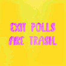 Exit Polls Are Trash Wait Until Every Vote Is Counted GIF - Exit Polls Are Trash Wait Until Every Vote Is Counted Wait GIFs