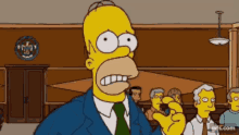 The Simpsons Homer Simpson GIF - The Simpsons Homer Simpson Eek GIFs