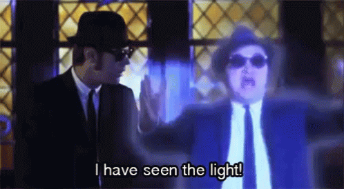 I Have Seen A Light! GIF - The Blues Brothers John Belushi Koliet -  Discover & Share GIFs
