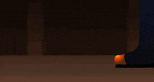a cartoon drawing of a person 's legs with candles on the bottom