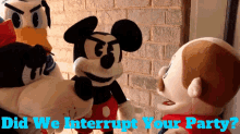 Sml Goofy GIF - Sml Goofy Did We Interrupt Your Party GIFs