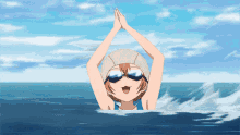 Hoshizora Rin Swimming GIF - Hoshizora Rin Swimming Anime GIFs