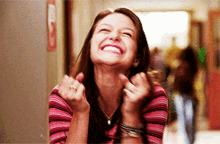 Glee Marley Rose GIF - Glee Marley Rose Excited GIFs