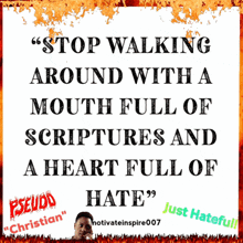 Pseudo Christians Hateful GIF - Pseudo Christians Hateful Scripture GIFs