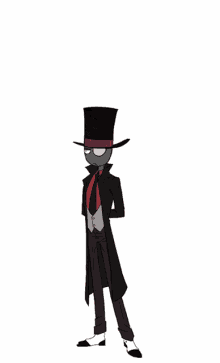 black hat villain creepy