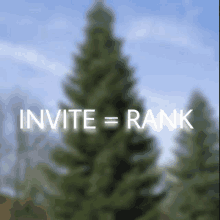 Invite Rank GIF - Invite Rank Pine Tree GIFs
