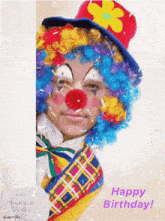 Happy Birthday Clown GIF