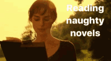Reading Naughty GIF - Reading Naughty Naughty Novels GIFs