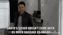 Paul Campbell The Santa Stakeout GIF - Paul Campbell The Santa Stakeout Baggage GIFs